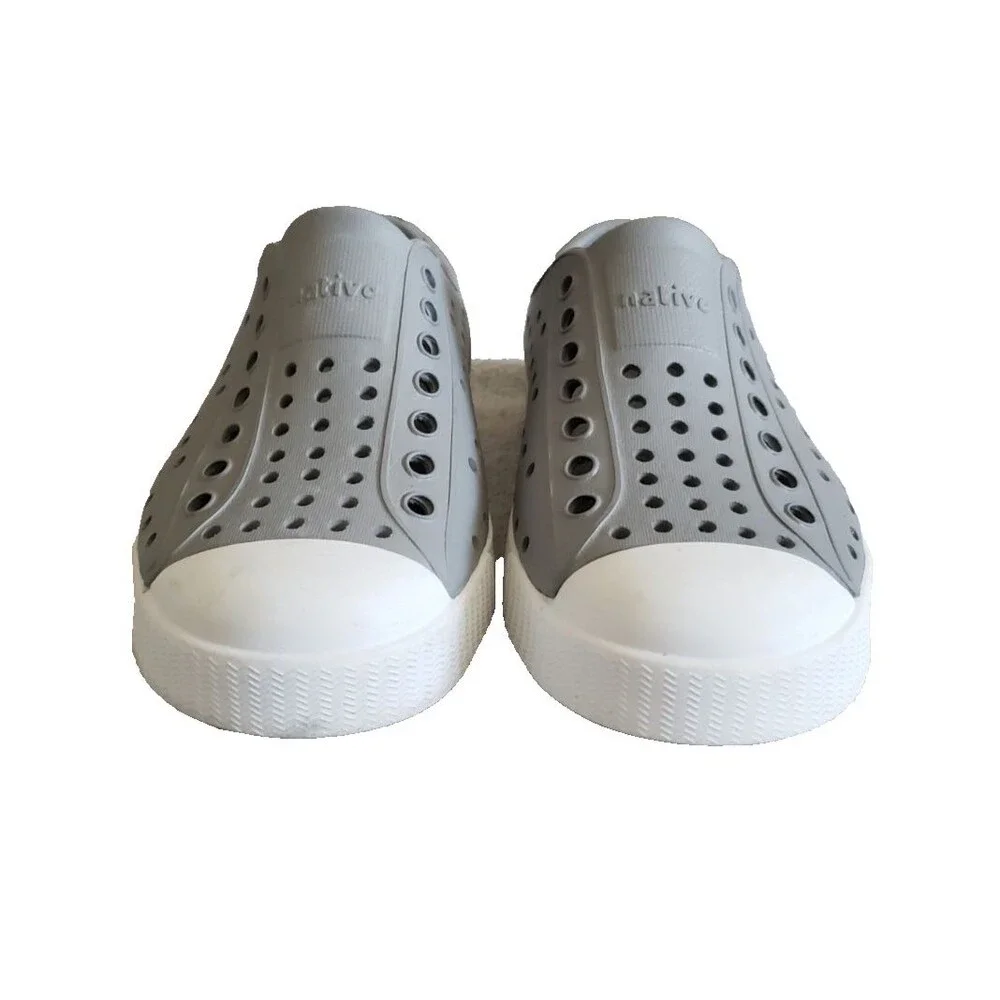 Native Kids Jefferson Slip On Casual Water Shoes Gray Size C10 NEW
